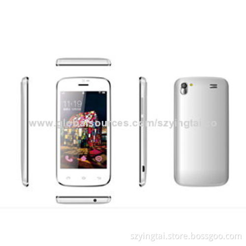 4-inch Dual Core MTK6572 3G Smartphone with 4GB + 512MB Memory